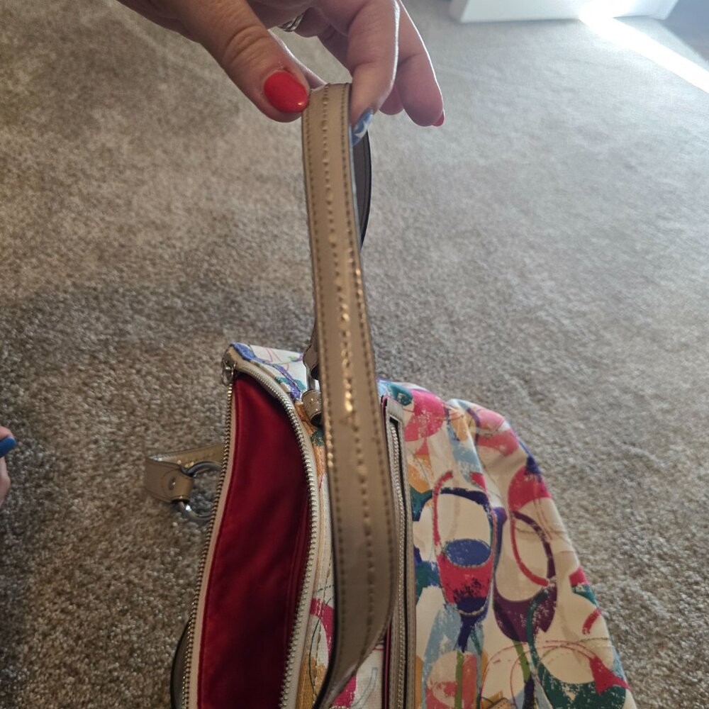 Multi Color Authentic Coach Bag - image 4